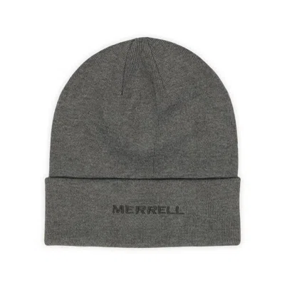 Merrell Powell Core Logo Beanie In Gray