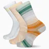 Merrell Recycled Everyday Crew Socks Unisex Adults Size S/m Peach 3 Pack App558 In Multi
