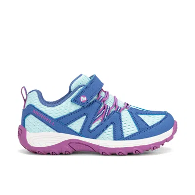 Merrell Ridge Trek Jr Sneaker - Little Kid Aqua Blue In Multi