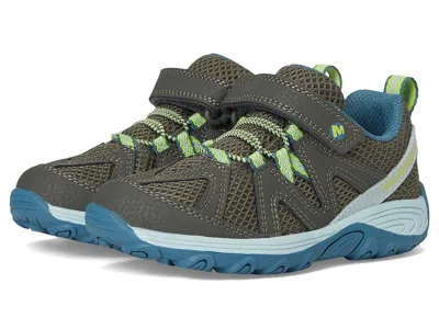 Merrell Ridge Trek (little Kid/big Kid) Kid's Shoes Olive : 2 Little Kid M, Synthetic/textile In Multi