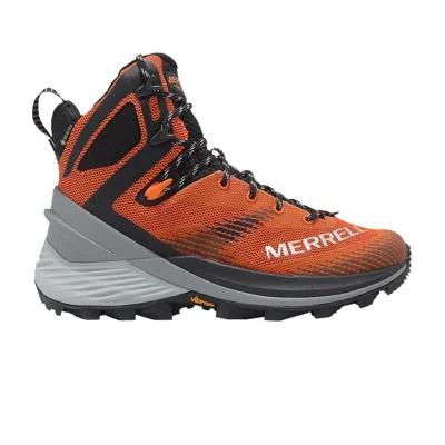Pre-owned Merrell Rogue Hiker Mid Gore-tex 'orange' | Men's Size 9.5
