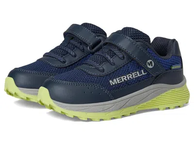 Merrell S Nova Fst Jr Kid's Shoes Navy : 7 Toddler M, Textile In Blue