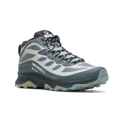 Pre-owned Merrell Shoes Men  Moab Speed Mid Gtx J500327 Graphite-grey In Multicolor