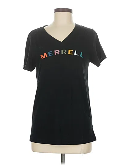Pre-owned Merrell Short Sleeve T-shirt In Black