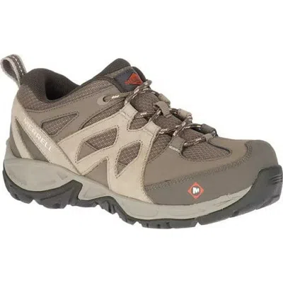 Merrell Siren J099322 Women's Brindle Boulder Alloy Toe Wp Work Shoes Gbnc1211 In Gray