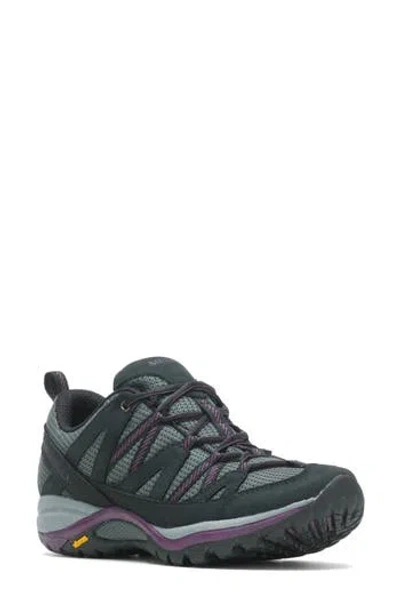 Merrell Siren Sport 3 Womens Leather Durable Hiking Shoes In Blackberry