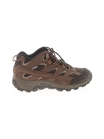 Pre-owned Merrell Sneakers In Brown