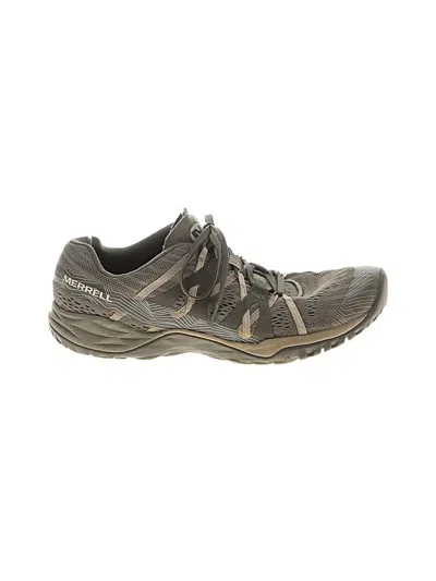 Pre-owned Merrell Sneakers In Green