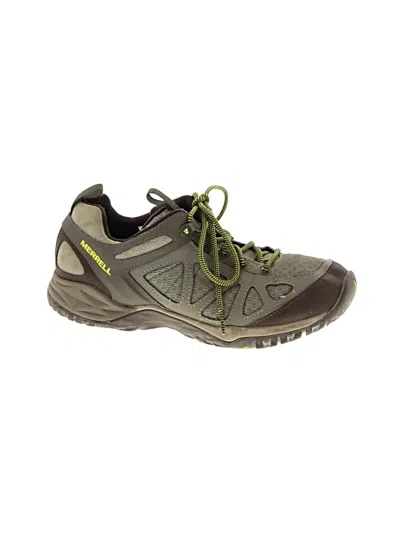 Pre-owned Merrell Sneakers In Green