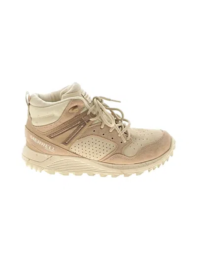 Pre-owned Merrell Sneakers In Tan
