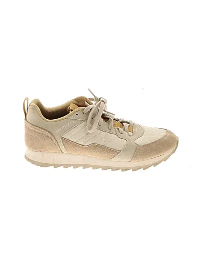 Pre-owned Merrell Sneakers In Tan