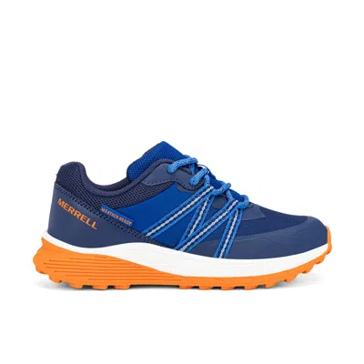 Merrell Snova Sneaker - Big Kid White Blue