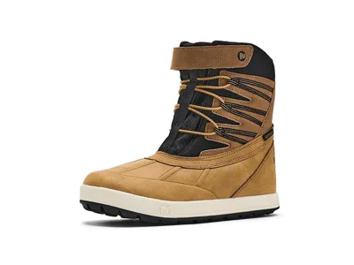 Merrell Snow Bank 5.0 Waterproof (little Kid/big Kid) Kids Shoes Wheat/black : 3 Little Kid M, Synthetic