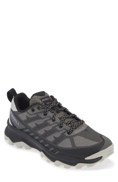 Merrell Speed Eco Hiking Shoe In Charcoal/ Orchid
