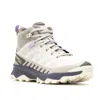Merrell Speed Eco Mid J037864 Women's Off White Waterproof Hiking Boots Tf8404 In Neutral