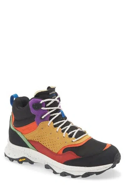 Merrell Speed Solo Mid Waterproof Hiking Boot In Multi
