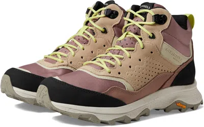 Pre-owned Merrell Speed Solo Mid Wp In Burlwood