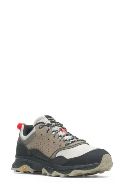 Merrell Speed Solo Running Shoe In Black/boulder