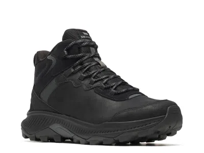 Merrell Speed Strike 2 Mid Waterproof Hiking Boot In Black