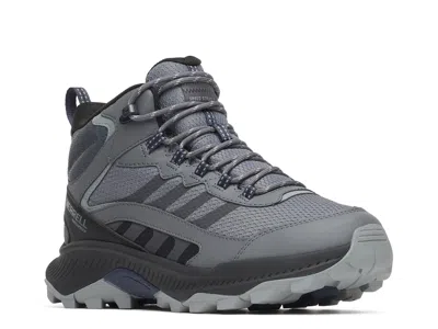 Merrell Speed Strike 2 Mid Waterproof Hiking Boot In Blue