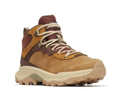 Merrell Speed Strike 2 Mid Waterproof Hiking Boot In Pink