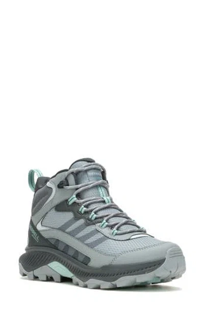 Merrell Speed Strike 2 Mid Waterproof Hiking Boot In Monument