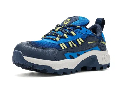 Merrell Stowe Low (little Kids/big Kids) Kid's Shoes Navy : 11 Little Kid M, Synthetic In Blue