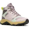 Merrell Tempo Sol Mid Top Hiking Boot In Lilac Mist