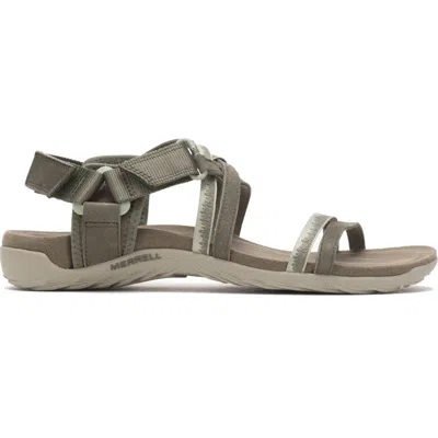 Merrell Terran 3 Cush Strap Sandal In Olive
