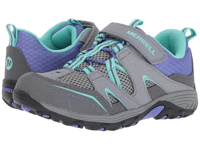 Merrell Trail Chaser (little Kid/big Kid) Kid's Shoes Grey/multi : 13.5 Little Kid M, Textile/synthetic In Gray