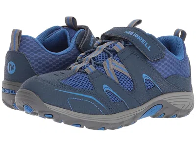 Merrell Trail Chaser (little Kid/big Kid) Kid's Shoes Navy/blue : 13.5 Little Kid M, Textile/synthetic