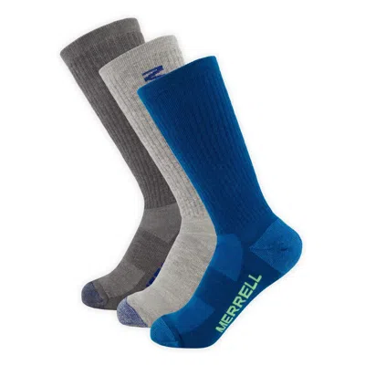 Merrell Trekker Outdoor Crew Sock 3 Pack In Multi