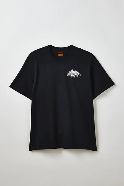 Merrell Uo Exclusive Hike More Graphic Tee In Black, Men's At Urban Outfitters