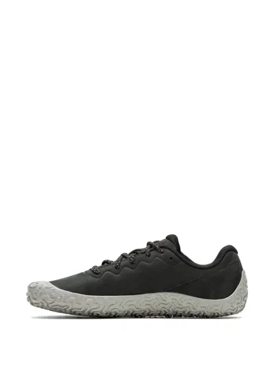 Merrell Vapor Glove 6 Ltr Leather Sneakers In Black