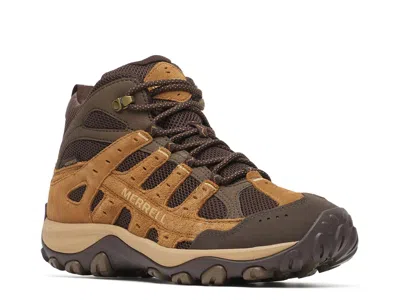 Merrell Wide Width Accentor 4 Mid Waterproof Hiking Boot In Brown
