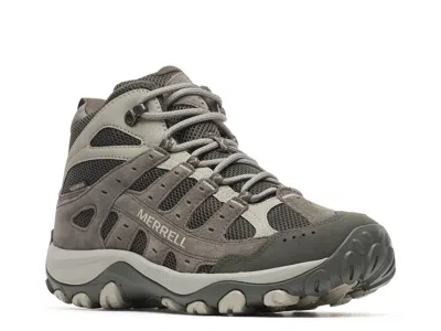 Merrell Wide Width Accentor 4 Waterproof Mid Hiking Boot In Gray