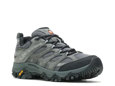 Merrell Wide Width Moab 3 Waterproof Hiking Boot In Grey