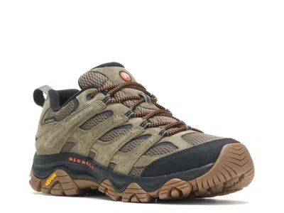 Merrell Wide Width Moab 3 Waterproof Hiking Shoe In Brown