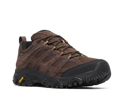 Merrell Wide Width Moab 3 Waterproof Hiking Shoe In Brown