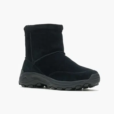 Merrell Winter J004555 Men's Us 10 Black Waterproof Pull On Snow Boot Rhs2684 (black,10)