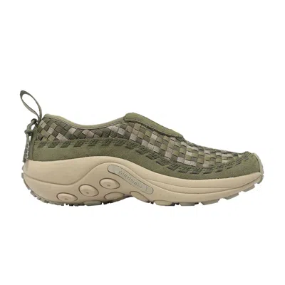 Pre-owned Merrell Wmns Jungle Moc Evo Woven Se 'drab' | Green | Women's Size 8.5