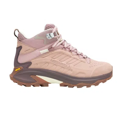 Pre-owned Merrell Wmns Moab Speed 2 Ltr Mid Waterproof 'adobe Rose' | Pink | Women's Size 11