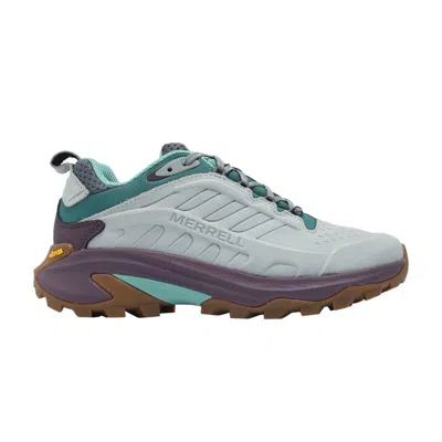 Pre-owned Merrell Wmns Moab Speed 2 Ltr Waterproof 'highrise' | Blue | Women's Size 9