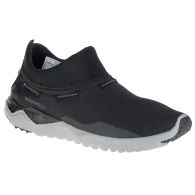 Merrell Women's 1six8 Mesh Moc Slip-on Shoes In Midnight In Black