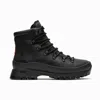 Merrell Women's Bristol Hiker Mid Shoes In Black/black In Black