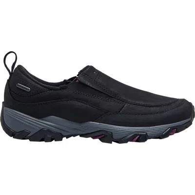 Merrell Women's Coldpack Ice+moc Waterproof Slip On Winter Shoes In Black