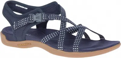 Merrell Women's District Muri Lattice Sandal In Navy In Blue