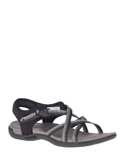 Merrell Women's District Muri Lattice Sandals In Black/charcoal