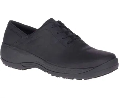 Merrell Women's Encore 2 Lace Non Slip Work Shoe In Black In Gray