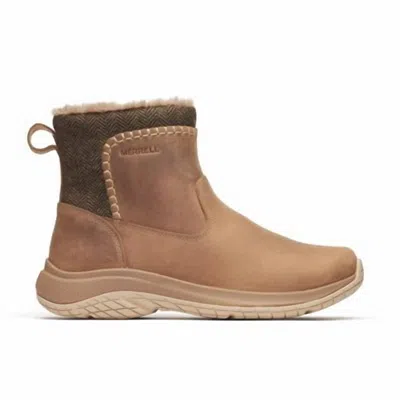 Merrell Women's Encore Ice 5 Mid Zip Boots In Hazel In Animal Print